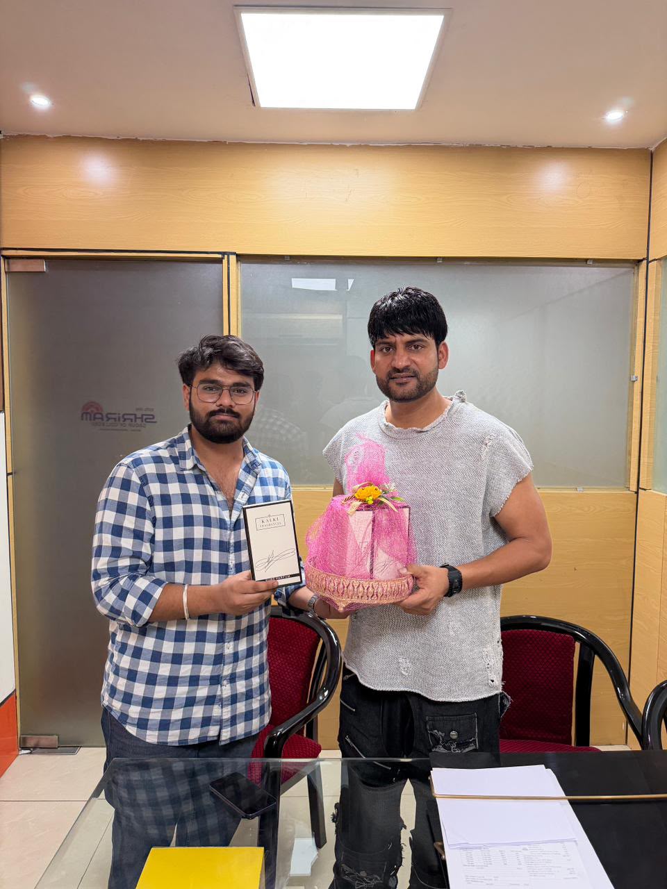 Krishna Garud with Ajay Hooda